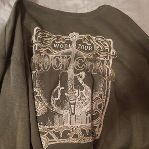 Juniors Self-E World Tour Rock City Crewneck Sweatshirt Size XL